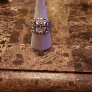 Sterling Silver Cubic Zirconia Ring